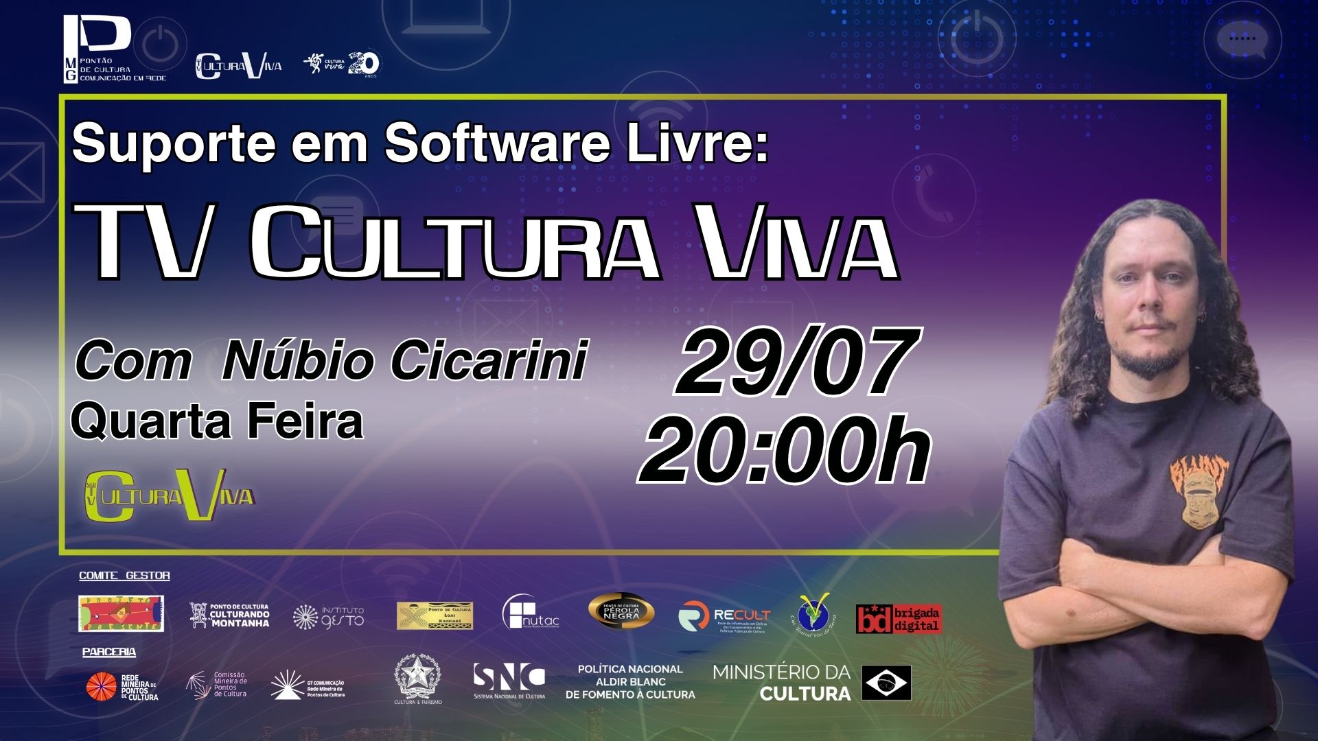 Suporte TV Cultura Viva 29/07